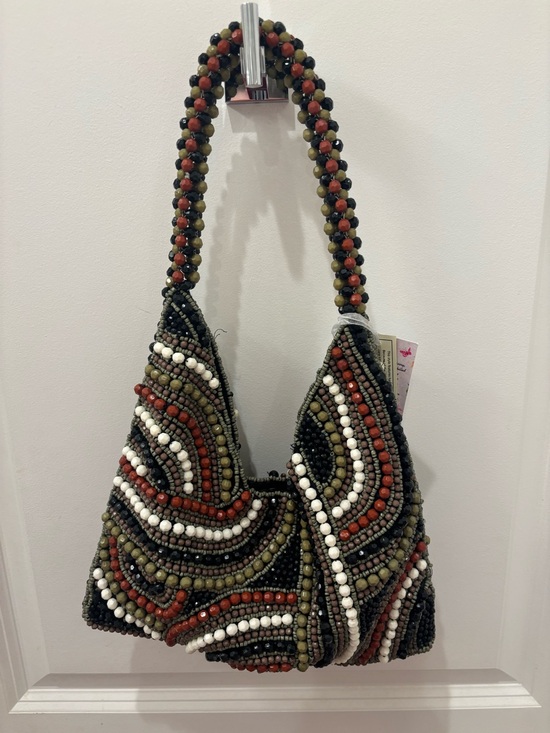 Made in india Handbags - NWT Made in India Beaded Multicolor retro Hobo Bag